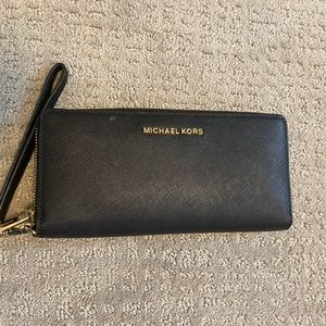 Black MK Wallet